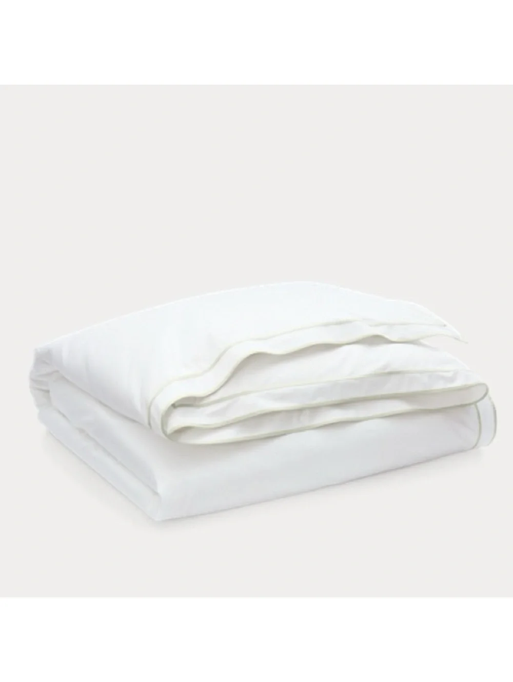 Lauren Ralph Lauren Spencer Sateen Border Duvet Cover WhiteSage, NWT, Full/Queen